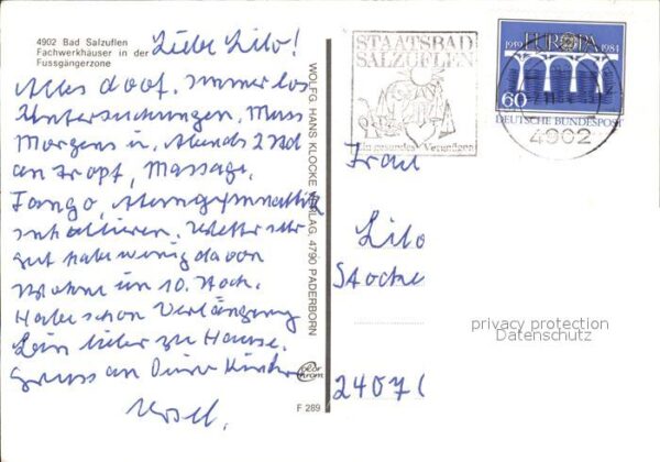 Bad Salzuflen Fachwerkhaus in Fussgängerzone – Bild 2