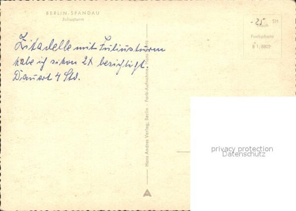 Spandau Juliusturm – Bild 2