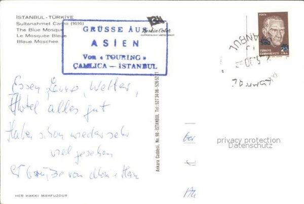 Istanbul Constantinopel Blaue Moschee – Bild 2