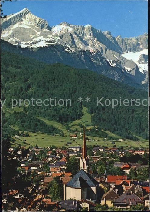 Garmisch-Partenkirchen mit Pfarrkirche