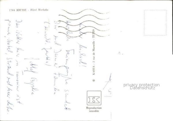 SOUSSE  Tunesie Fliegeraufnahme Hotel Marhaba – Bild 2