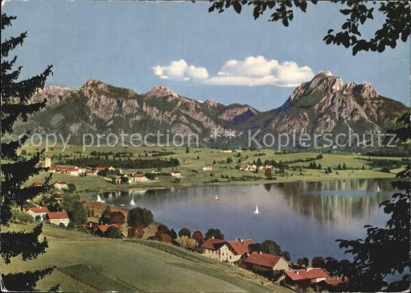 Hopfensee mit Branderschrofen Straußberg und Säul