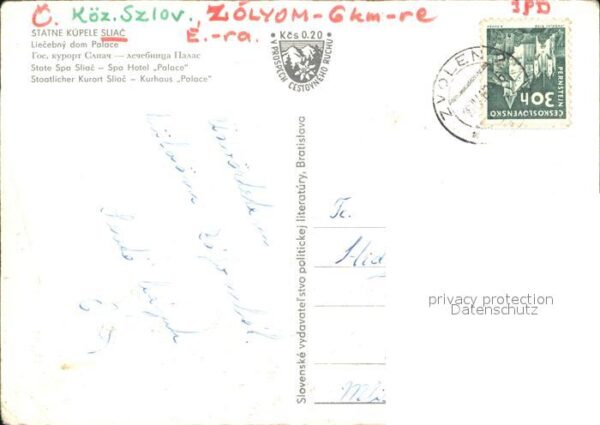 Sliac Szliacs Slovakia Hotel Palace – Bild 2