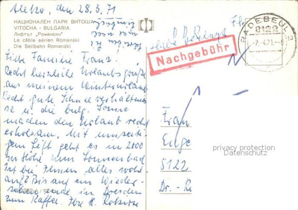 Vitocha Sessellift – Bild 2