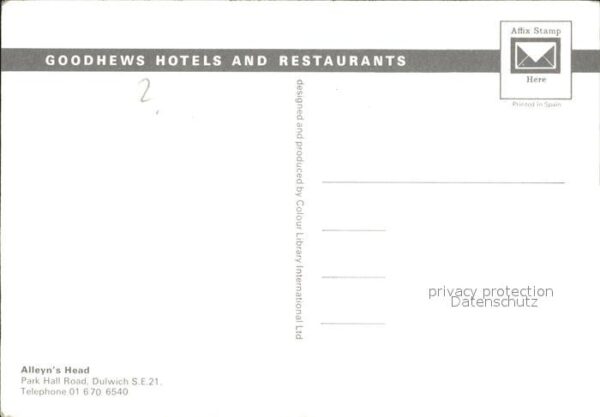 Dulwich Alleyns Head Restaurant – Bild 2