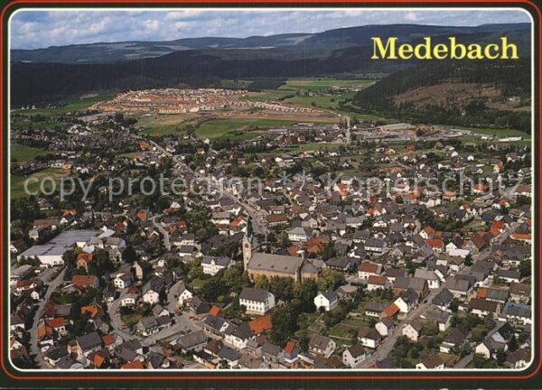 Medebach Fliegeraufnahme mit Ferienpark Gran Dor