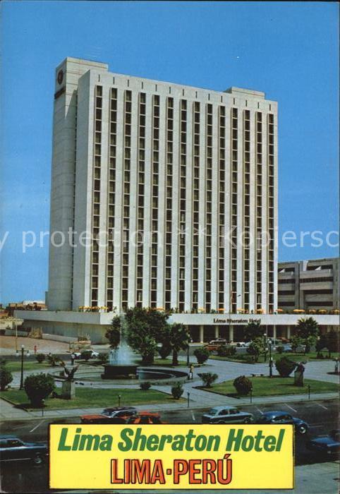 Lima Peru Lima Sheraton Hotel