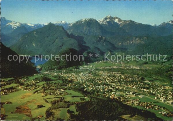 Bad Reichenhall Fliegeraufnahme mit Loferer Alm Müllner