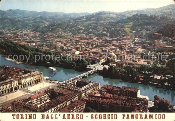 Torino Fliegeraufnahme Scorcio Panoramico