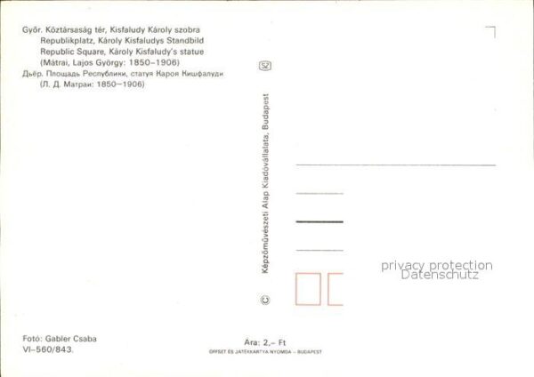 Gyoer Republikplatz – Bild 2
