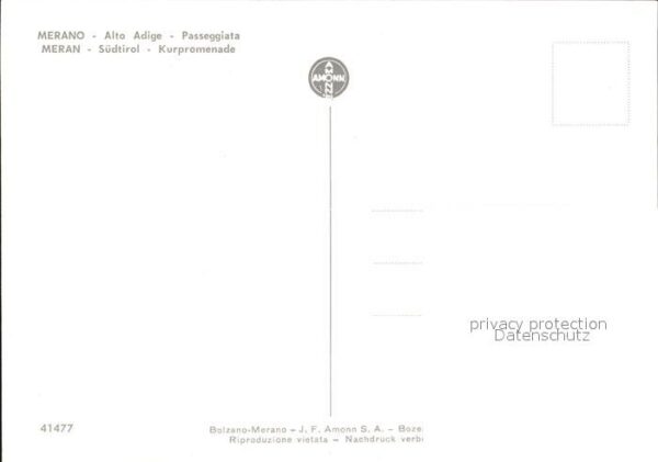 Merano Meran Kurpromenade Trachtengruppe – Bild 2