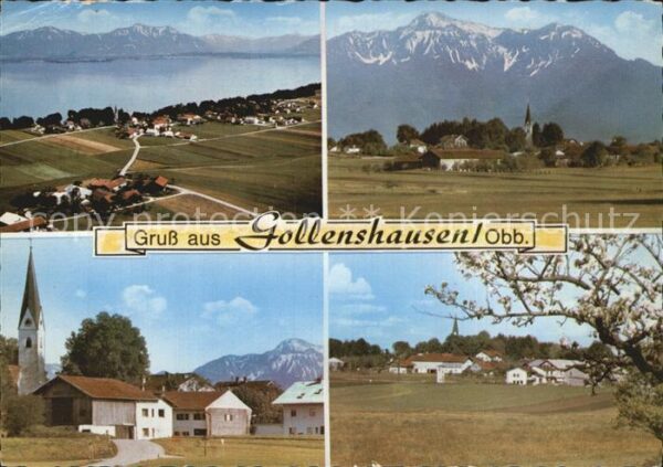 Gollenshausen Chiemsee Panorama Kirche