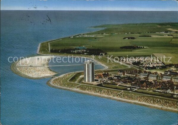 Buesum Nordseebad Fliegeraufnahme