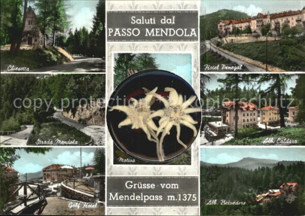 Passo Mendola Chiesetta Hotel Penegal Strada Mendola