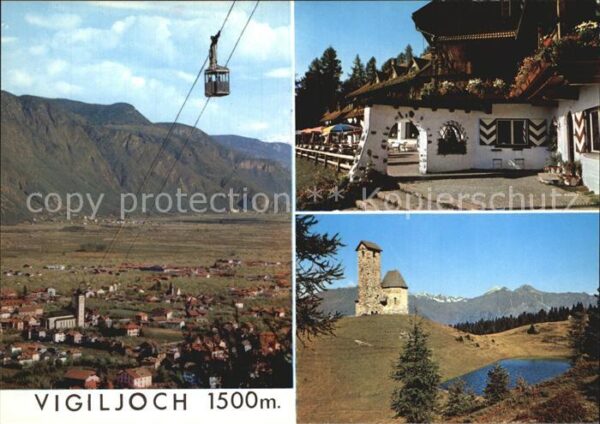 Vigiljoch Lana Seilbahn Hotel Monte San Vigilio K