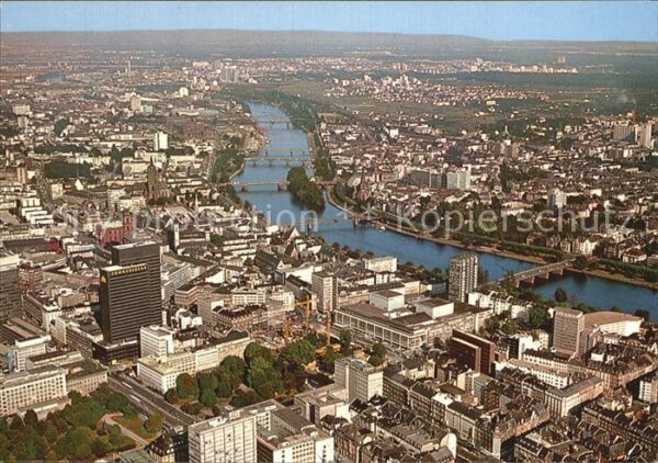 Frankfurt Main Fliegeraufnahme