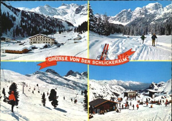 Stubaital Schlickeralm Sennjoch Skipisten