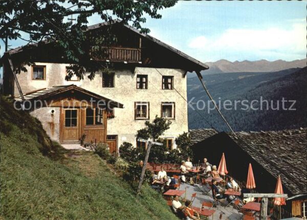 Stubaital Jausenstation Vergör Terrasse