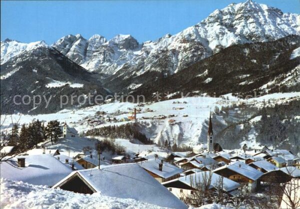 Mieders Tirol Panorama mit Kalkkögl
