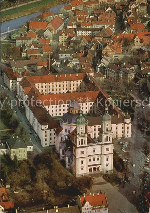 Kempten Allgaeu St Lorenz Kirche und fürstäbtl Residenz