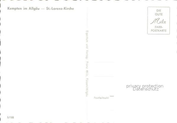 Kempten Allgaeu St Lorenz Kirche – Bild 2