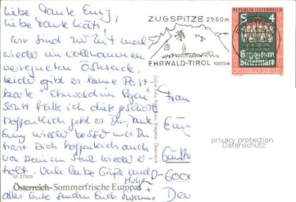 Ehrwald Tirol Zugspitze Kirche Gipfelkreuz Wegekreuz – Bild 2
