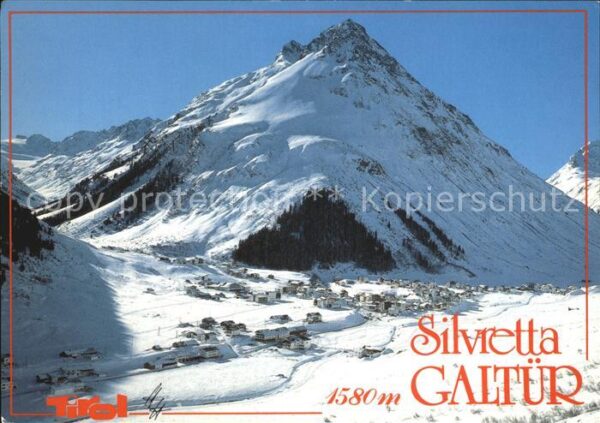 Galtuer Tirol mit Jamtal und Gorfenspitze