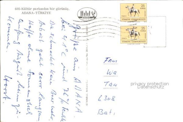 Adana Kültür parindan bir görünüs – Bild 2