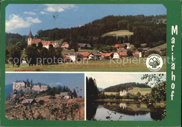 Mariahof mit Steinschloss und Oberdorfer Teich