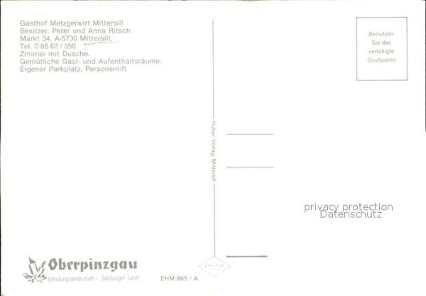 Mittersill Oberpinzgau Gasthof Metzgerwirt – Bild 2