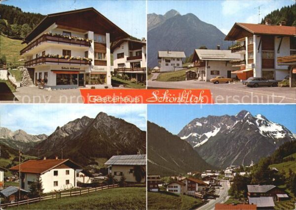 Mittelberg Kleinwalsertal Gästehaus Schönblick Teilansichten