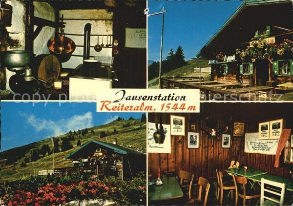 Hinterglemm Saalbach Jausenstation Reiteralm Küche Gaststube