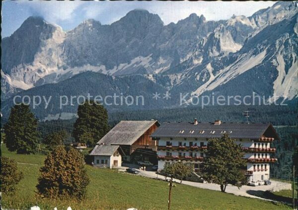 Rohrmoos Schladming Alpengasthof Schwaigerhof mit Dachstein