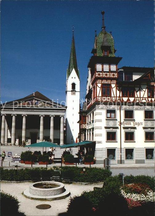 Dornbirn Vorarlberg Gartenstadt Theater Kirchturm