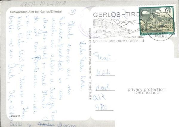 Gerlos Schwarzach Alm Zillertal – Bild 2