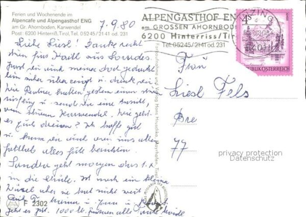 Eng Hinterriss Tirol Alpengasthof Eng – Bild 2