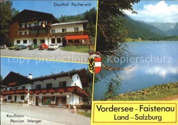 Faistenau Salzburg Gasthof Fischerwirt Kaufhaus Pension We