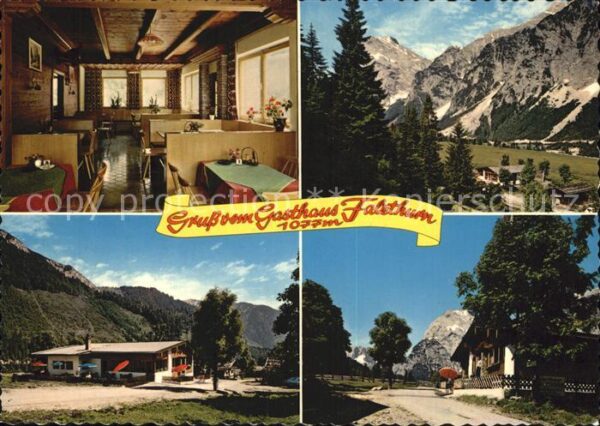 Pertisau Achensee Alpengasthaus Falzthurn Gaststube Sonnj