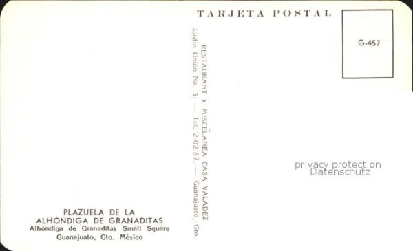 Guanajuato Plazuela de la Alhondiga de Granaditas – Bild 2