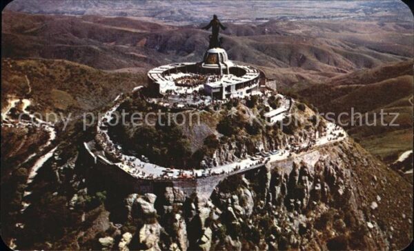 Guanajuato Fliegeraufnahme Cristo rey en el Cerro