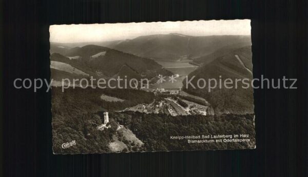 Bad Lauterberg Bismarckturm Odertalsperre Fliegeraufna