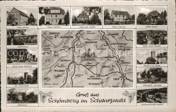 Schoemberg Schwarzwald Hotel Krone Rathaus Kapfenharder Hütte