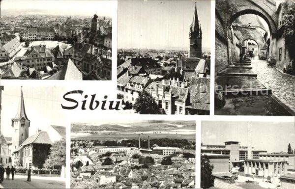Sibiu Hermannstadt Teilansichten