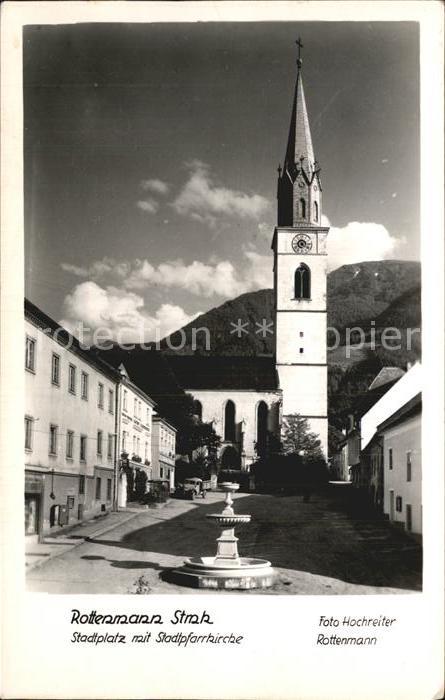 Rottenmann Steiermark Stadtplatz Stadtpfarrkirche