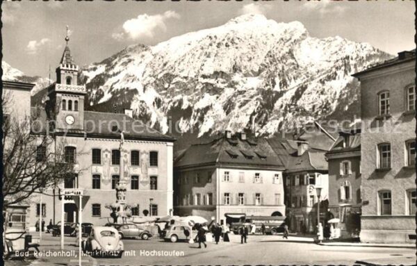 Bad Reichenhall Marktplatz Hochstaufen