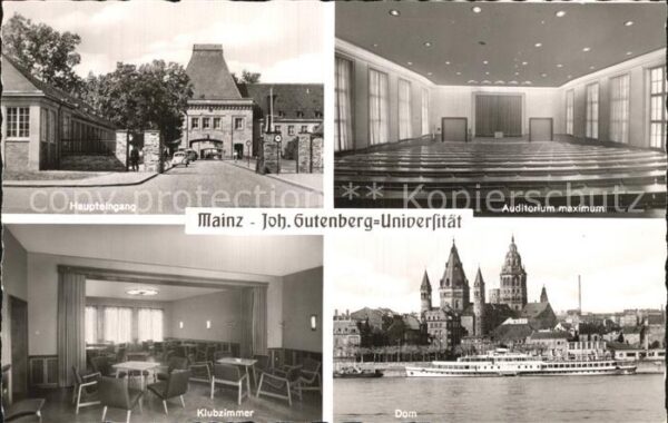 Mainz Rhein Joh Gutenberg Universität Dom
