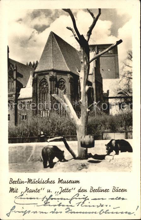 Berlin Märkisches Museum Nante Jette Bären