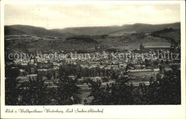 Bad Sooden-Allendorf Blick vom Waldgasthaus Westerburg