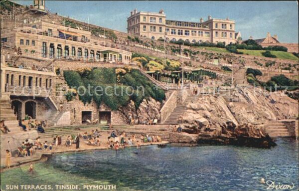Plymouth  UK South West Sun Terraces Tinside