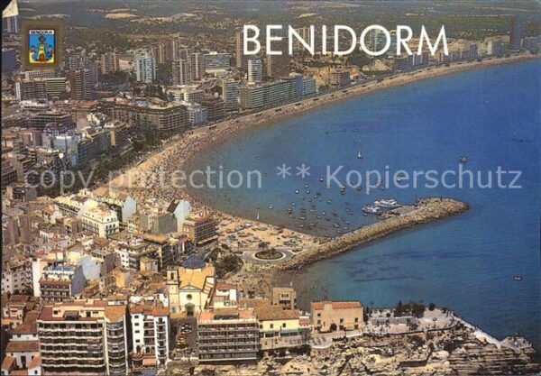 Benidorm Fliegeraufnahme